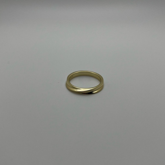 Twist 14K Gold Ring - Minimalist Ring - Gold Band - Simple Gold Ring - - Picture 3 of 10